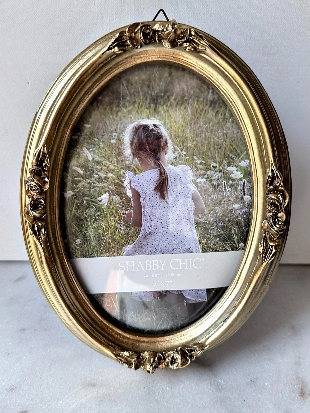 Beautiful Rachel Ashwell Shabby Chic Ornate Oval Picture Frame ✨5x7